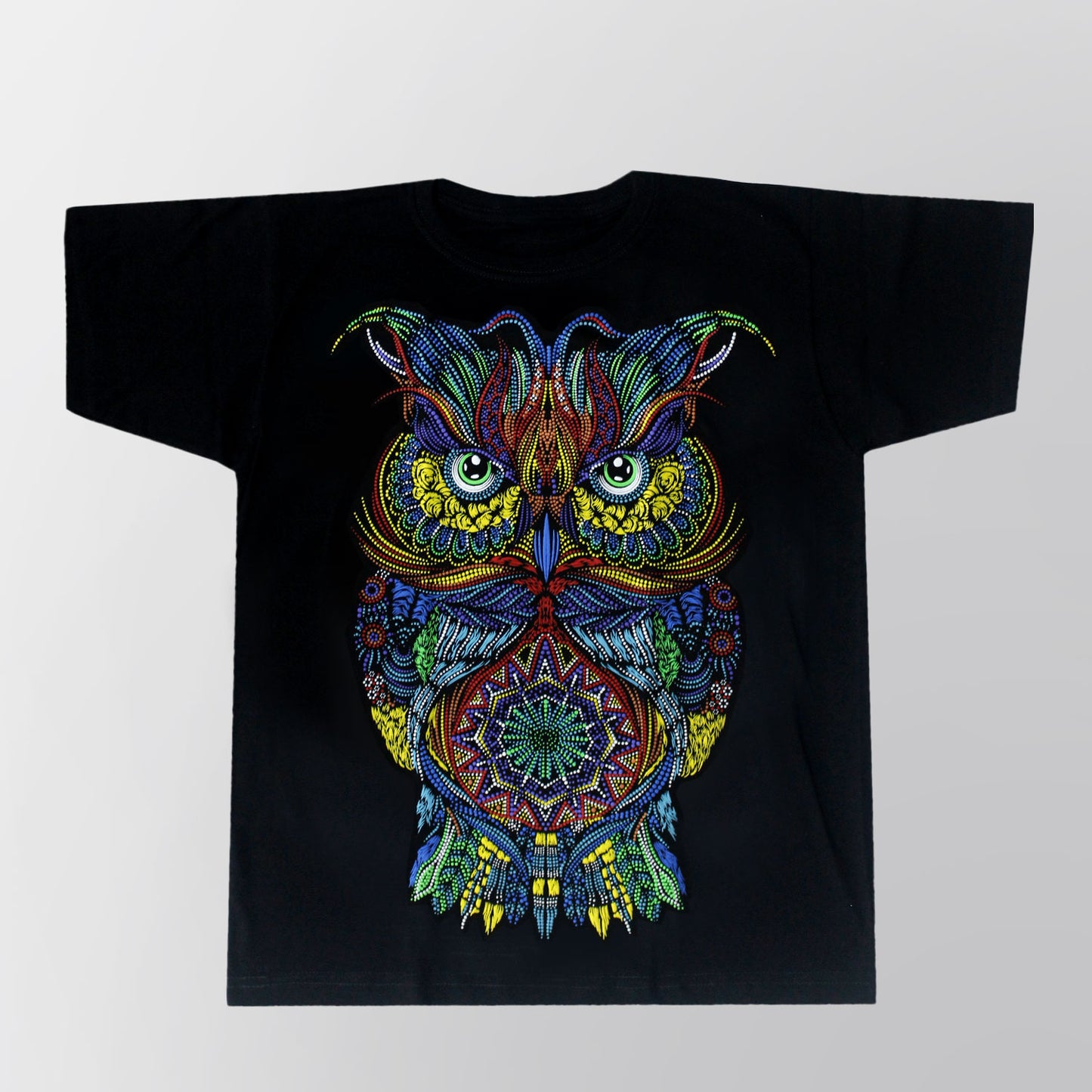 Chouette Mandala T-Shirt (unisexe)