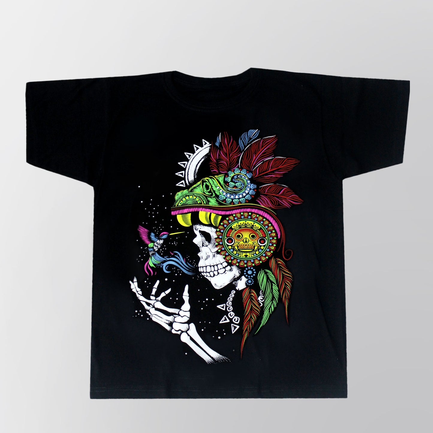 Squelette Aztèque T-Shirt (unisexe)