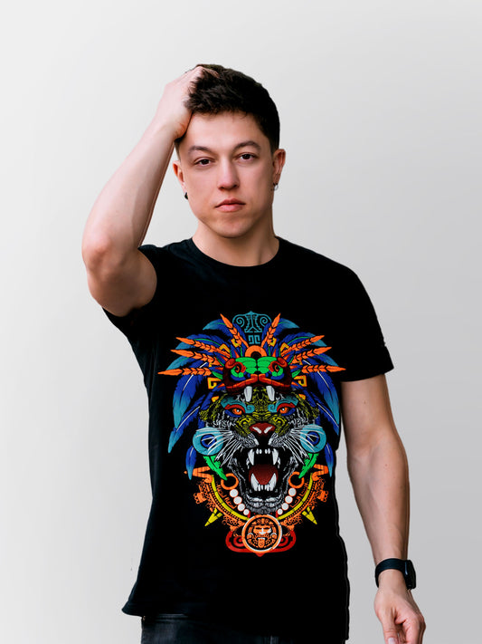 Jaguar Aztèque T-Shirt (unisexe)